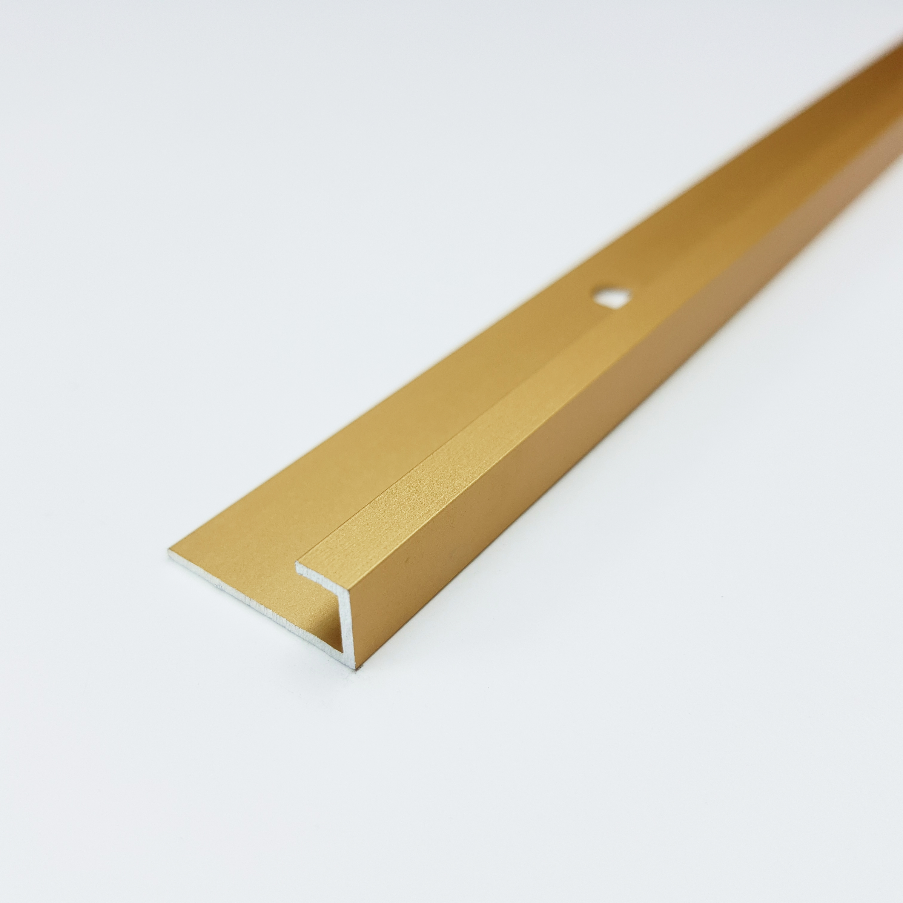 ПК 05-2.2700.02л Профиль для зеркал до 5 мм, алюминий анодированный, цвет золото, длина 2700 мм