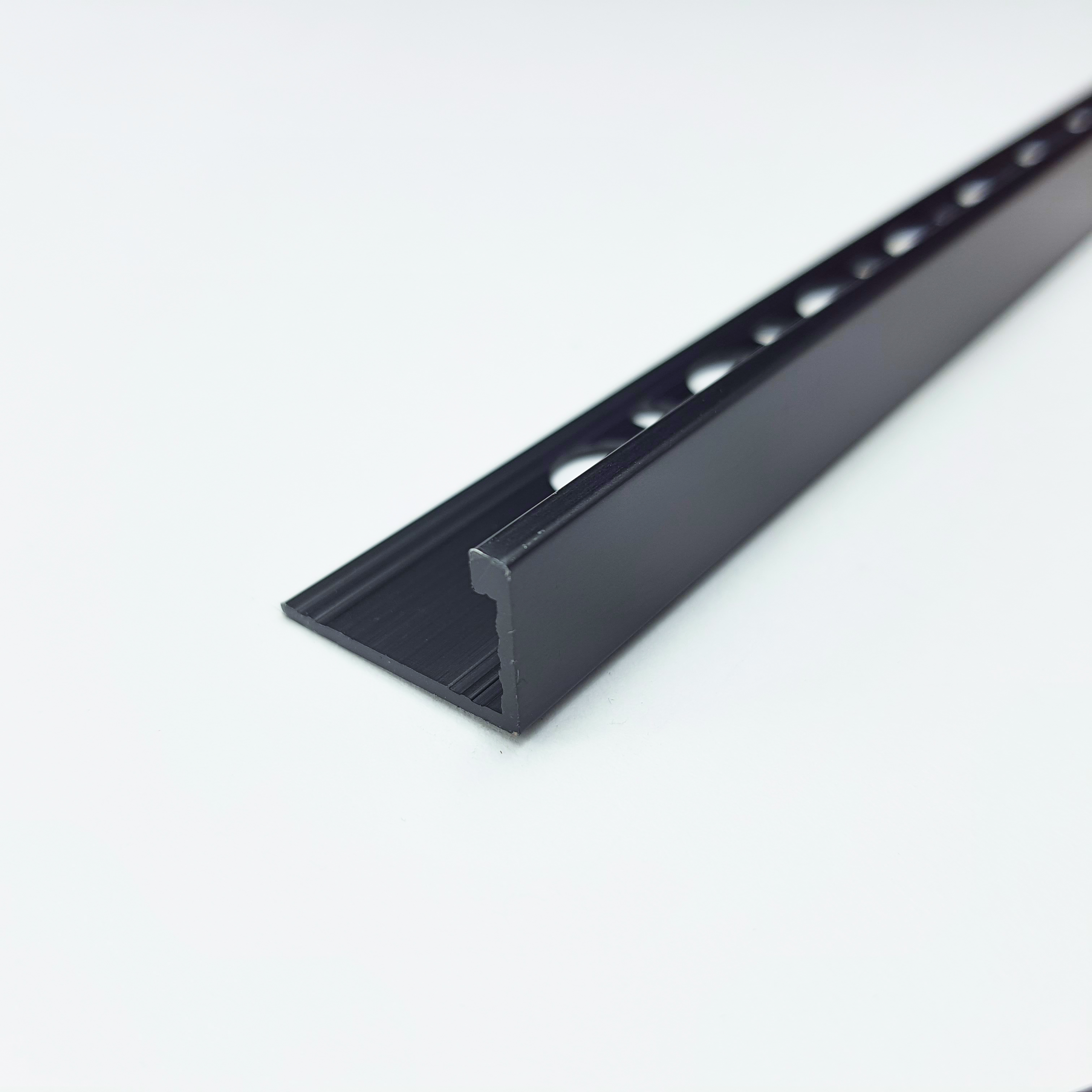 PTNEO 10 L-образный профиль PROTERMINAL H= 10 мм, алюминий анодированный, цвет чёрный, длина 2700 мм