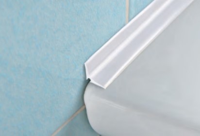 PSS 1035 - Угол PROSANI STRIP 10х10 мм, ПВХ окрашенный, цвет белый, длина 3500 мм