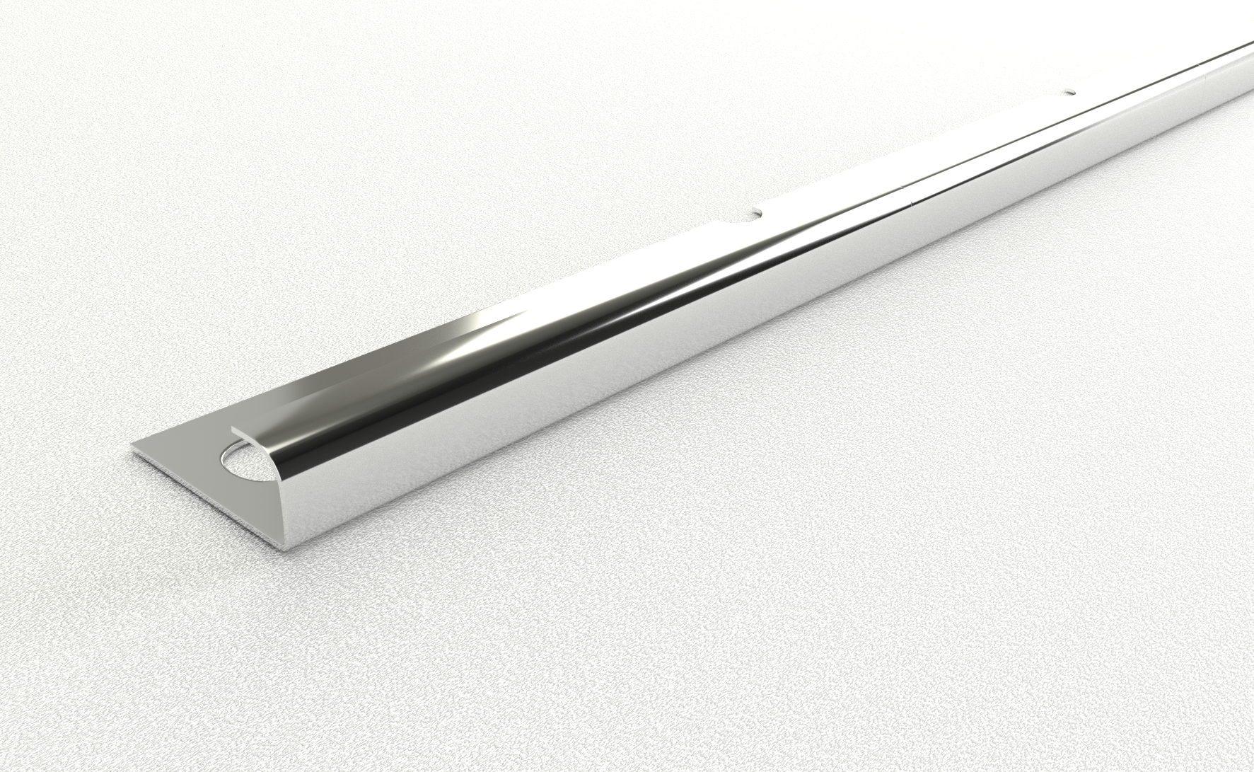 ПК 13-10НСП(430).2700.001 Профиль для плитки 10 мм, полированная сталь AiSi 430, длина 2700 мм