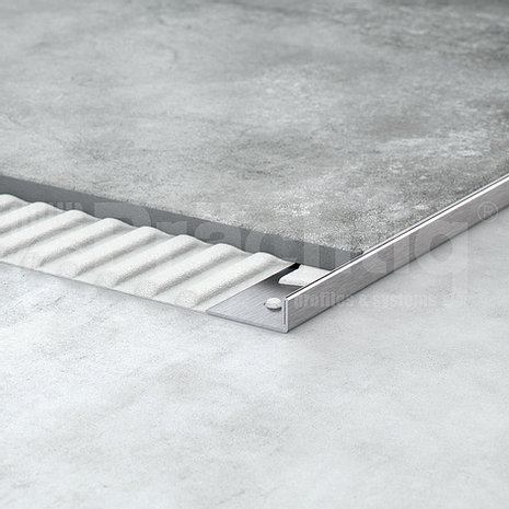 GL 06 EM 270 AiSi 430 L-образный профиль H =06 мм, шлиф сталь марки AiSi430, длина 2700 мм