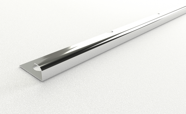 ПК 13-10НСП(304).2700.001 Профиль для плитки 10 мм, полированная сталь AiSi 304, длина 2700 мм