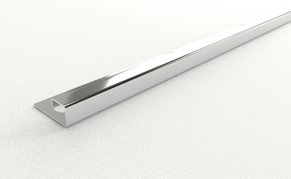 ПК 16-10НСП(304).2700.001 Профиль для плитки 10 мм, полированная сталь AiSi 304, длина 2700 мм