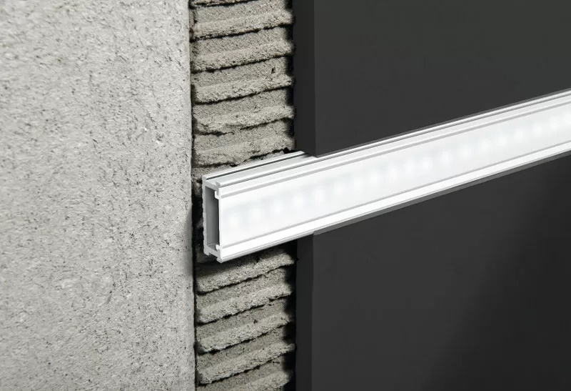 PIAO 17 Вставка из поликарбоната матовый для LED подстветки PROSTAIR LED 52,5х43,5 мм, длина 2700 мм