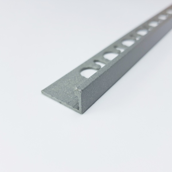 PTA 10-SL13 L-профиль PROTERMINAL STONE LINE H=10 мм, алюминий ,цвет устрично-серый, длина 2700мм