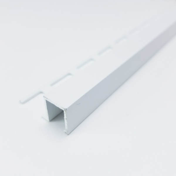 ПК 11-8.2700.16 П-профиль для плитки до 8 мм, алюминий окрашенный, цвет белый, длина 2700 мм