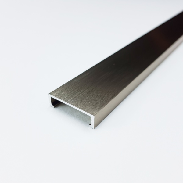 PLTPTS 10 П-образный профиль PROLISTEL P ALL H= 10 мм, алюминий крацовов, цвет титан, длина 2700 мм