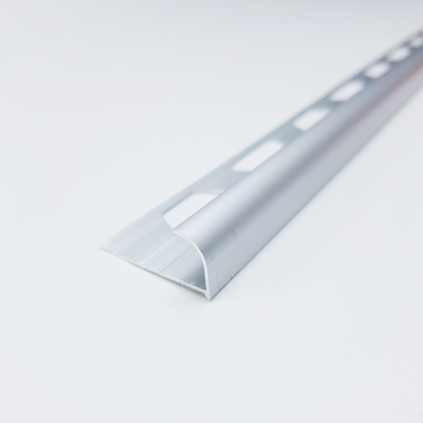 MP 25/01 Профиль 1/4 круга для плитки до 12 мм, алюминий анодированный, цвет серебро, длина 2700 мм