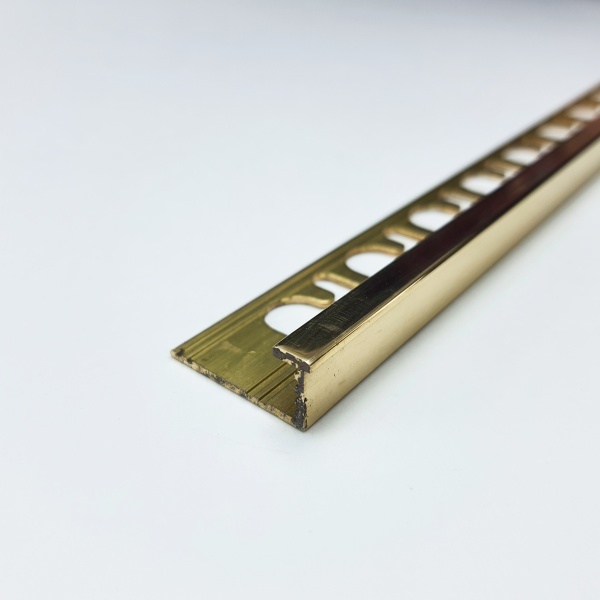PELOL 125 Профиль для полов PROELEGANT H= 12,5 мм, латунь блестящая, цвет золото, длина 2700 мм