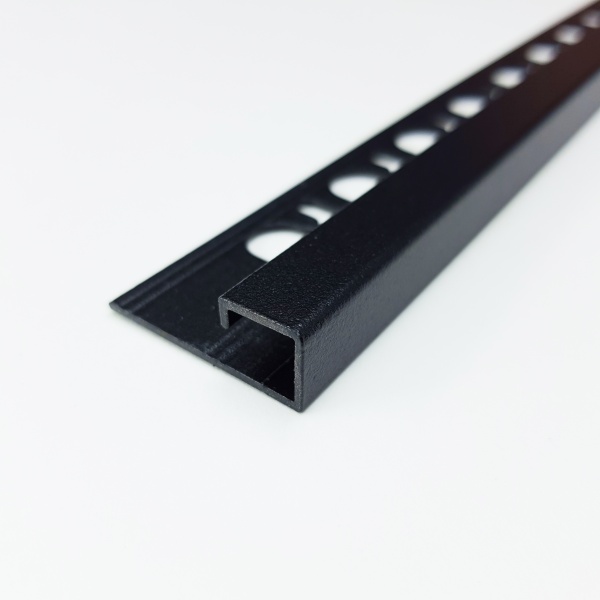 PJQSA 10-SL12 Профиль PROJOLLY SQUARE H= 10 мм, алюминий STONE LINE, цвет чёрный, длина 2700 мм