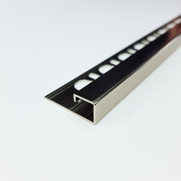 PJQSBT 10 - Профиль PROJOLLY SQUARE H= 10 мм, алюминий блестящий, цвет титан, длина 2700 мм