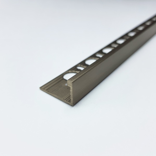 PTAT 125 L-образный профиль PROTERMINAL H= 12,5 мм, алюминий анодирован, цвет титан, длина 2700 мм