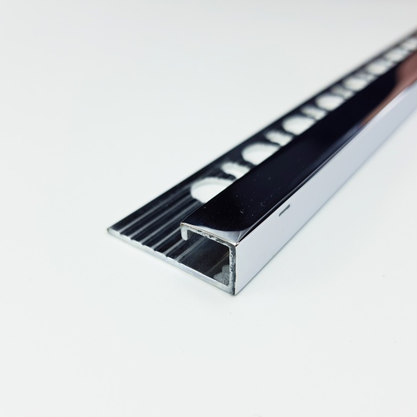 PJQSOC 125 - Профиль PROJOLLY SQUARE H= 12,5 мм, латунь хромированная, цвет хром, длина 2700 мм