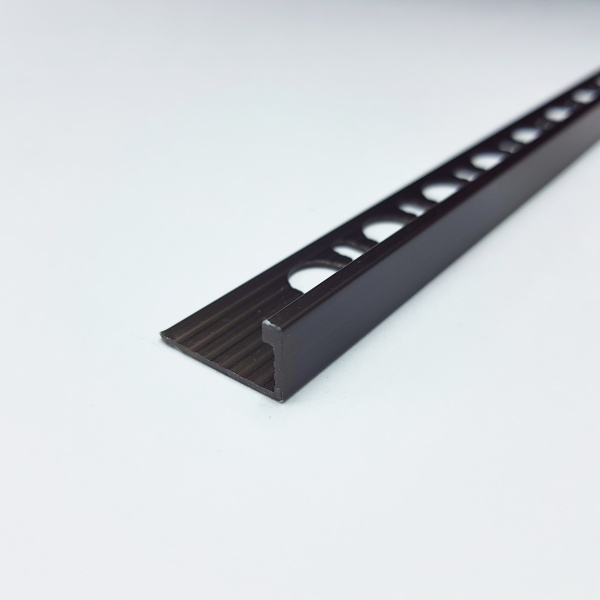 PTBRA 125 L-профиль PROTERMINAL H= 12,5 мм, алюм анод, цвет бронза с эффектом старения, длина 2700мм