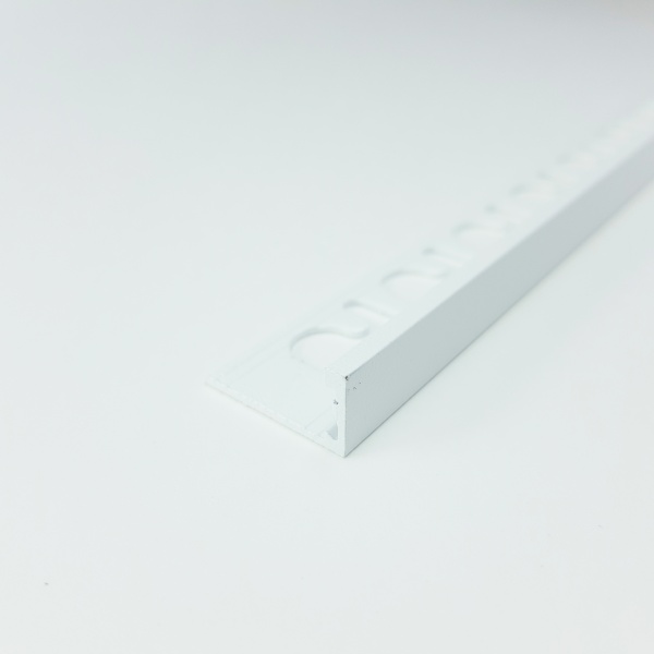 PTA 10-SL01 L-профиль PROTERMINAL STONE LINE H= 10 мм, алюминий, цвет белый, длина 2700 мм