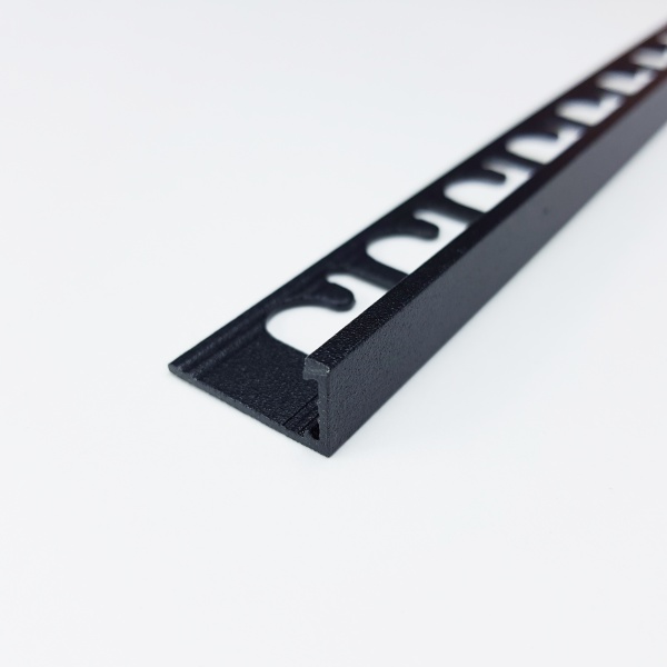 PTA 08-SL12 L-профиль PROTERMINAL STONE LINE H=08 мм, алюминий, цвет чёрный, длина 2700 мм