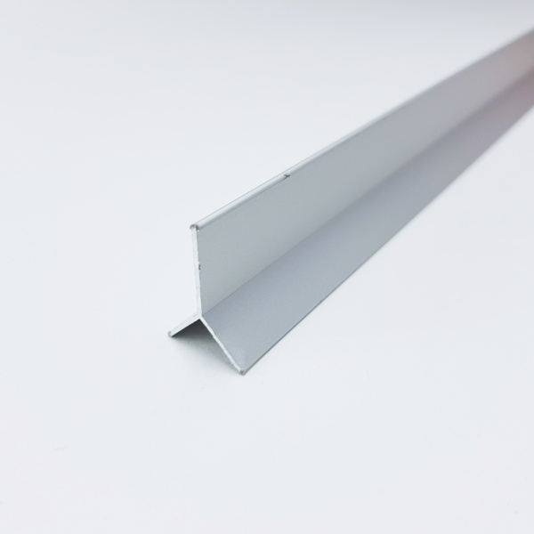ПП 05-4.2700.01л Y-профиль для плитки до 4,5 мм, алюминий анодированный, цвет серебро, длина 2700 мм