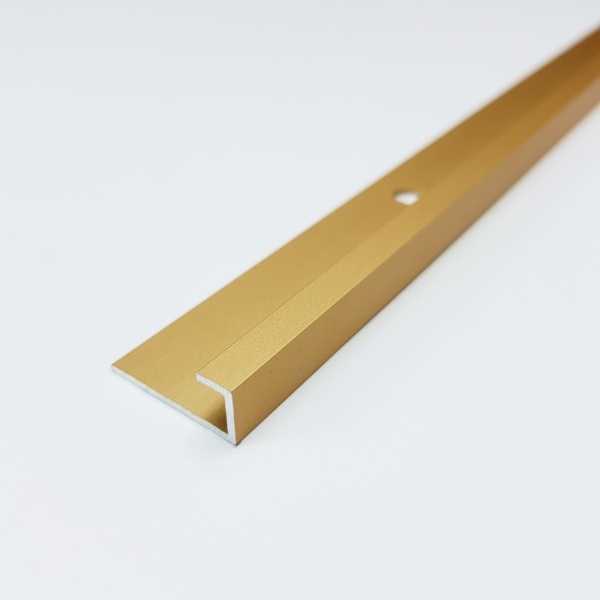 ПК 05-2.2700.02л Профиль для зеркал до 5 мм, алюминий анодированный, цвет золото, длина 2700 мм