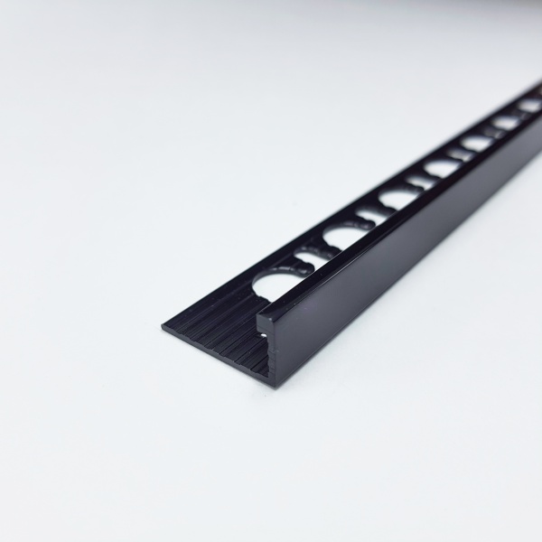 PTBN 06 L-образный профиль PROTERMINAL H= 06 мм, алюминий блестящий, цвет чёрный, длина 2700 мм