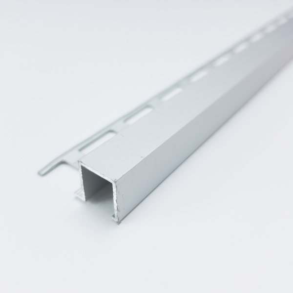 ПК 11-10.2700.01л П-профиль для плитки до 10 мм, алюминий анодированный цвет серебро, длина 2700 мм