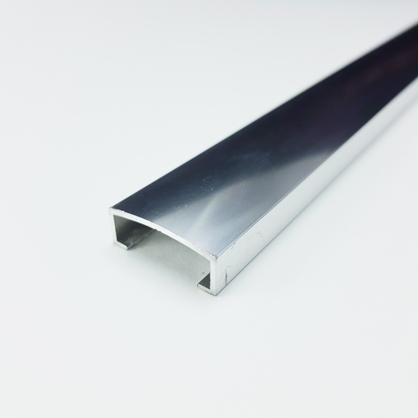 PLTBC25 П-профиль PROLISTEL ALL H= 25 мм, алюминий блестящий, цвет хром, длина 2700 мм